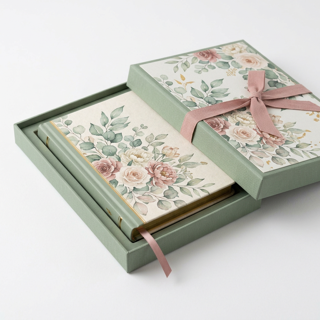 Botanical Watercolor Art Journal Set - Hero Shot