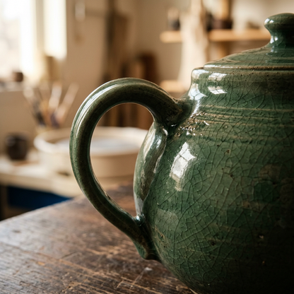 Celadon Glaze Texture Detail