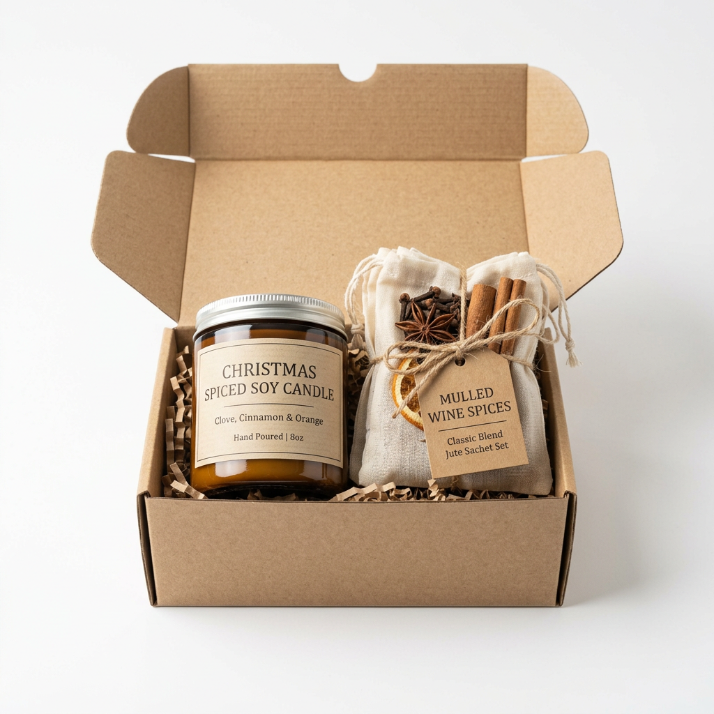 Christmas Spice Gift Set - White Background