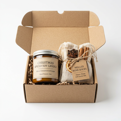 Christmas Spice Gift Set - White Background