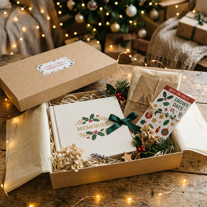 Christmas Scrapbook Gift Box Unboxing