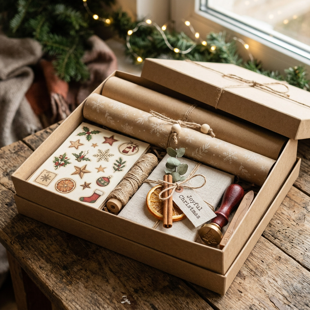 Christmas Gift Wrapping Set - Hero Shot